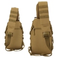 Miniatyrbild 4 av 8: Tactical Sling Military Nylon Singel Shoulder Crossbody Bag black 19*46*12cm