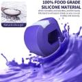 Miniatyrbild 2 av 6: Silica Gel Jaw Exercise Line Muscle Trainin Fitness Ball purple 4*3.5*3.5cm