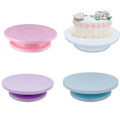 Miniatyrbillede 2 af 8: Køkken Kagebord Roterende DIY Form Bageværktøj pink 28*23.5*7cm