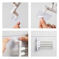 Miniatyrbillede 6 af 8: Badeværelse Rotationshåndklæde Stålfri opbevaringsstativ white+silver 3 layers