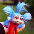 Miniatyrbild 8 av 8: Mask från filmen Labyrint labyrint mask plyschdocka julklapp 1pc