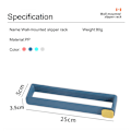 Miniatyrbillede 8 af 9: Opbevaringsstativ til vægmonterede hjemmesko til badeværelset skyblue 25*5*3.5cm