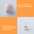 Miniatyrbillede 5 af 9: Fastener Clip Anti-Slip tæppespænder Fixator Grippere white 8pcs