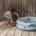 Miniatyrbillede 6 af 7: Strand Bærbar Oppustelig Babyswimmingpool ocean 80*20CM