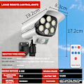 Miniatyrbillede 7 af 9: LED Infrarød Sensor Solar Lampe Fjernskærm Væglampe black 14.6*7.5*5.7cm,44 led
