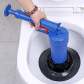 Miniatyrbild 1 av 5: Air Power Drain Blaster Högtrycks Manuell Sink Kolvöppnare Rör Muddring Rengör pumpverktyg blue