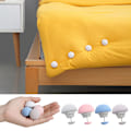 Miniatyrbillede 1 af 9: Fastener Clip Anti-Slip tæppespænder Fixator Grippere gray 8pcs