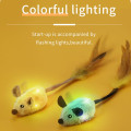 Miniatyrbillede 2 af 6: Interaktiv Random Walking Simulation Mus Vibrationssensor Killing Kæledyr Kat Plyslegetøj white rabbit