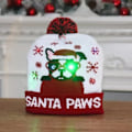 Miniatyrbild 1 av 7: Christmas Led Light Stickad Beanies Stickad Cap för barn Ljusavgivande Led Ylle Varm Kall L elasticity