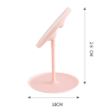 Miniatyrbillede 4 af 8: LED Makeup Spejl Lys Vanity Lights Berørbar dæmpning Tre Farve Lys USB Genopladelig white