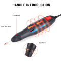 Pikkukuva 9 / 9: Nail Drill Machine Professional Manikyyri kynsiviilasarja akryyli rose red 24.5*14.7*6.7CM