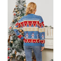 Pikkukuva 5 / 9: Joulun Lumihiutale Sweater Syksyn ja Talven neule Naisten red small