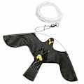 Miniatyrbillede 3 af 6: Emulering Flying Hawk Kite Bird Scarer Drive Bird Kite Bird black 140x70cm