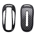 Miniatyrbillede 5 af 7: Ny ABS Carbon Fibe Car Remote Key Fuld Cover Case Shell Til Tesla Model 3 Model S Model X Car Smart Key Tilbehør Holder Fob red for model s model 3