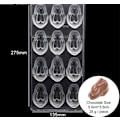 Miniatyrbild 4 av 4: Chokladformar Påskharen Kanin Molds Polykarbonat