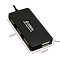 Miniatyrbild 5 av 5: 4 portar USB Hub Höghastighets USB 2.0 Hub Multi USB Splitter