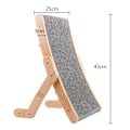 Miniatyrbild 4 av 5: Cat Scratcher Scraper Lounge Bed Träram Cat Scratching