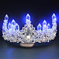 Miniatyrbild 6 av 6: 1 ST Legering Hand Set Rhinestone Crystal Pillar LED Lysande