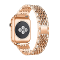 Miniatyrbild 2 av 4: Rem För Apple Watch 4 5 6 SE 40mm Lyx Diamant Rostfri