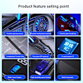 Miniatyrbild 5 av 5: Gaming Mouse Wired Mouse 6D 4-Speed DPI RGB Gaming Mouse för