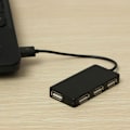 Miniatyrbild 4 av 5: 4 portar USB Hub Höghastighets USB 2.0 Hub Multi USB Splitter