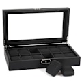 Miniatyrbild 1 av 4: Kolfiber watch Box 12 platser Watch Display case