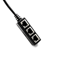 Miniatyrbild 5 av 5: RJ45 LAN-kontakt Ethernet-nätverksdelaradapter 1 hane