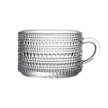 Miniatyrbild 1 av 6: 450ml Nordic glasmugg Transparent handgreppskopp för kaffe