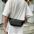 Miniatyrbild 6 av 6: Crossbody-väska för män, tättslutande vattentät utomhus Khaki