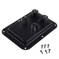 4-Core Socket Jack Plate Terminal Binding Post Dobbelt Speakon Input PA DJ Højttaler