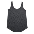 Miniatyrbilde 1 av 2: Mantis dame/dame løs passform ermeløs vest topp kull G koksgrå melert Charcoal Grey Melange S