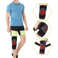 Miniatyrbild 8 av 9: Sport Knäbandage Elastiskt stöd Knäärm Kompressionsbygel för träning Gymvandring Orange Orange M