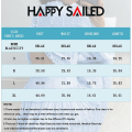 Miniatyrbillede 6 af 7: Happy Sailed Damer Langærmet Flæse Layer Spænde