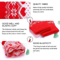 Miniatyrbillede 3 af 5: Damehandsker Touch Screen Par Touch Vinterstrikkede handsker Snow Flower Print Hold varmen Unisex telefon SMS vanter Varme Touch Screen vanter