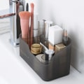 Miniatyrbilde 5 av 9: Desktop Make-up oppbevaringsboks Forskjellige beholdere gjennomsiktige transparent without grid