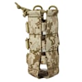 Miniatyrbilde 1 av 10: Multifunksjonell vannflaskeholderpose Justerbar vannkoker med doble fatspenner Outdoor Des Desert Without Shoulder Strap