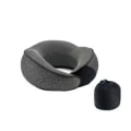 Miniatyrbild 8 av 8: Icke-deformerad flygplanskudde resenackkudde Slitstark U-formad reseminne nackkudde i bomull dark gray