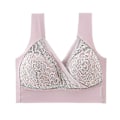 Miniatyrbild 2 av 5: Dam Bralette Push-up BH Sömlösa Vestee Spetsunderkläder Red Red 4XL