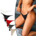 Miniatyrbild 1 av 8: Kvinnor Underkläder Micro G-string Underbyxor Bikini Underkläder Grey Grey XL