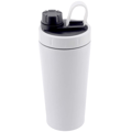 Protein shaker flaske i rustfritt stål isolert Holder varm/kald White