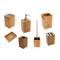 Miniatyrbild 5 av 5: Tvåldispenser Bamboo 200ml Volumetrisk Pump Dispenser Påfyllningsbar