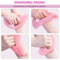 Pikkukuva 2 / 3: Gua Sha -hierontatyökalu kahvalla, iso hartsilymfaattinen hierontalaite pink