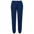 Miniatyrbillede 1 af 3: Fruit Of The Loom Mænds elastiske manchet joggingbukser/sweatpants Navy Navy M