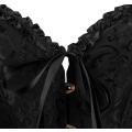 Miniatyrbilde 2 av 4: Jacquard vest shapewear, stroppeløs korsett Svart Black XXXXL