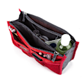 Miniatyrbilde 3 av 4: Bag in bag veskeinnsats toalettmappe Green Grön
