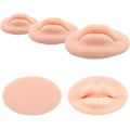 Miniatyrbillede 5 af 5: 3D Open Mouth Silikone Læber Øv Hud og Tænder Semi-Permanent