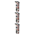 Miniatyrbillede 3 af 5: 1/2/3 foldestang Justerbar 5-sektions håndcampingstang sort 84-93 cm Black 84-93cm 3Set
