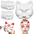 Miniatyrbild 1 av 6: 10-Pack - DIY Kattmask / Therian Mask 420