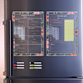 Miniatyrbillede 6 af 11: Akryl Magnetisk Ugeplanlægningskalender til Køleskab Dry Erase Board null - TYU048 null - TYU048 Large