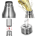 Miniatyrbillede 4 af 5: Rustfrit stål Eddikeolie Oliven Dispenser Flaske Pot